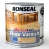 Ronseal Diamond Hard Clear Satin Floor Wood Varnish, 2.5L
