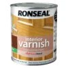 Ronseal Diamond Hard Dark Oak Matt Wood Varnish, 0.75L -Rust-Oleum Shop ronseal diamond hard dark oak matt wood varnish 0 75l5010214868650 08c bq