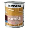 Ronseal Diamond Hard Deep Mahogany Satin Wood Varnish, 0.25L -Rust-Oleum Shop ronseal diamond hard deep mahogany satin wood varnish 0 25l5010214868285 08c bq