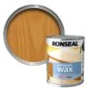 Ronseal Diamond Hard Medium Oak Matt Wax Wood Wax, 0.75L -Rust-Oleum Shop ronseal diamond hard medium oak matt wax wood wax 0 75l5010214868803 02c bq