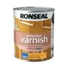Ronseal Diamond Hard Medium Oak Satin Wood Varnish, 0.75L -Rust-Oleum Shop ronseal diamond hard medium oak satin wood varnish 0 75l5010214868360 08c bq