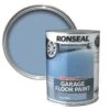 Ronseal Diamond Hard Steel Blue Satinwood Garage Floor Paint, 5L -Rust-Oleum Shop ronseal diamond hard steel blue satinwood garage floor paint 5l5010214861118 02c bq
