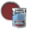 Ronseal Diamond Hard Tile Red Satinwood Garage Floor Paint, 5L -Rust-Oleum Shop ronseal diamond hard tile red satinwood garage floor paint 5l5010214857647 02c bq