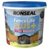 Ronseal Fence Life Plus Charcoal Grey Matt Fence & Shed Treatment, 5L -Rust-Oleum Shop ronseal fence life plus charcoal grey matt fence shed treatment 5l5010214883943 08c bq