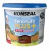 Ronseal Fence Life Plus Red Cedar Matt Fence & Shed Treatment, 9L -Rust-Oleum Shop ronseal fence life plus red cedar matt fence shed treatment 9l5010214876358 08c bq