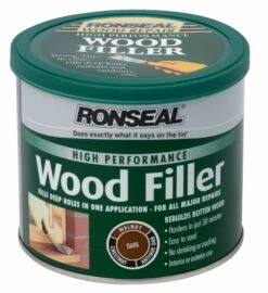 Ronseal High Performance Dark Ready Mixed Wood Filler 550g