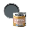 Ronseal Interior Graphite Satin Varnish, 250ml -Rust-Oleum Shop ronseal interior graphite satin varnish 250ml5010214894239 02c bq