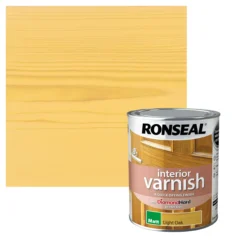 Ronseal Interior Oak Matt Varnish, 750ml -Rust-Oleum Shop ronseal interior oak matt varnish 750ml5010214894291 01c bq