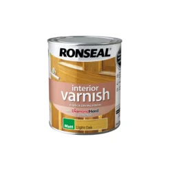 Ronseal Interior Oak Matt Varnish, 750ml -Rust-Oleum Shop ronseal interior oak matt varnish 750ml5010214894291 08c bq