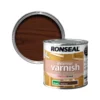 Ronseal Interior Walnut Matt Varnish, 250ml -Rust-Oleum Shop ronseal interior walnut matt varnish 250ml5010214894277 02c bq