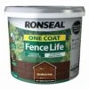 Ronseal One Coat Fence Life Medium Oak Matt Fence & Shed Treatment, 9L -Rust-Oleum Shop ronseal one coat fence life medium oak matt fence shed treatment 9l5010214882953 08c bq