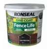 Ronseal One Coat Fence Life Tudor Black Oak Matt Fence & Shed Treatment, 5L -Rust-Oleum Shop ronseal one coat fence life tudor black oak matt fence shed treatment 5l5010214882939 08c bq