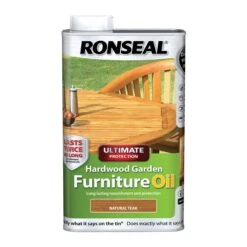 Ronseal Ultimate Natural Teak Furniture Wood Oil, 1L -Rust-Oleum Shop ronseal ultimate natural teak furniture wood oil 1l5010214873586 08c bq