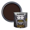 Ronseal Ultimate Protection Dark Oak Matt Decking Wood Stain, 2.5L
