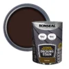Ronseal Ultimate Protection Dark Oak Matt Decking Wood Stain, 5L -Rust-Oleum Shop ronseal ultimate protection dark oak matt decking wood stain 5l5010214891139 01c bq
