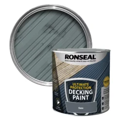 Ronseal Ultimate Protection Matt Slate Decking Paint, 2.5L