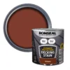 Ronseal Ultimate Protection Rich Mahogany Matt Decking Wood Stain, 2.5L -Rust-Oleum Shop ronseal ultimate protection rich mahogany matt decking wood stain 2 5l5010214891177 01c bq