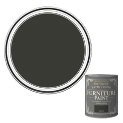 Rust-Oleum Graphite Satinwood Furniture Paint, 750ml