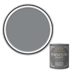 Rust-Oleum Mineral Grey Satinwood Furniture Paint, 750ml