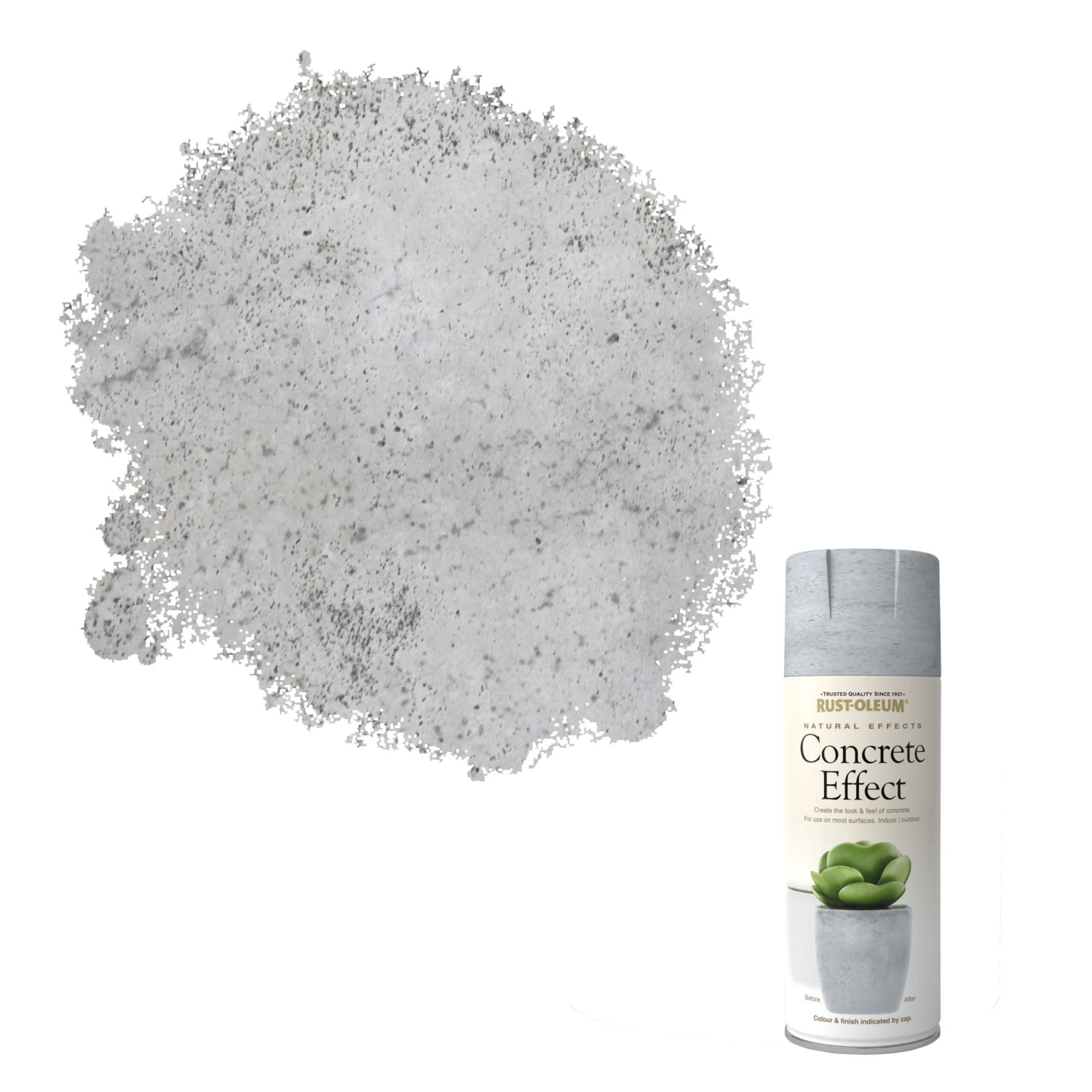 Rust-Oleum Natural Effects Matt Concrete Effect Multi-surface Spray Paint, 400ml 3 Rust-Oleum Natural Effects Matt Concrete Effect Multi-surface Spray Paint, 400ml