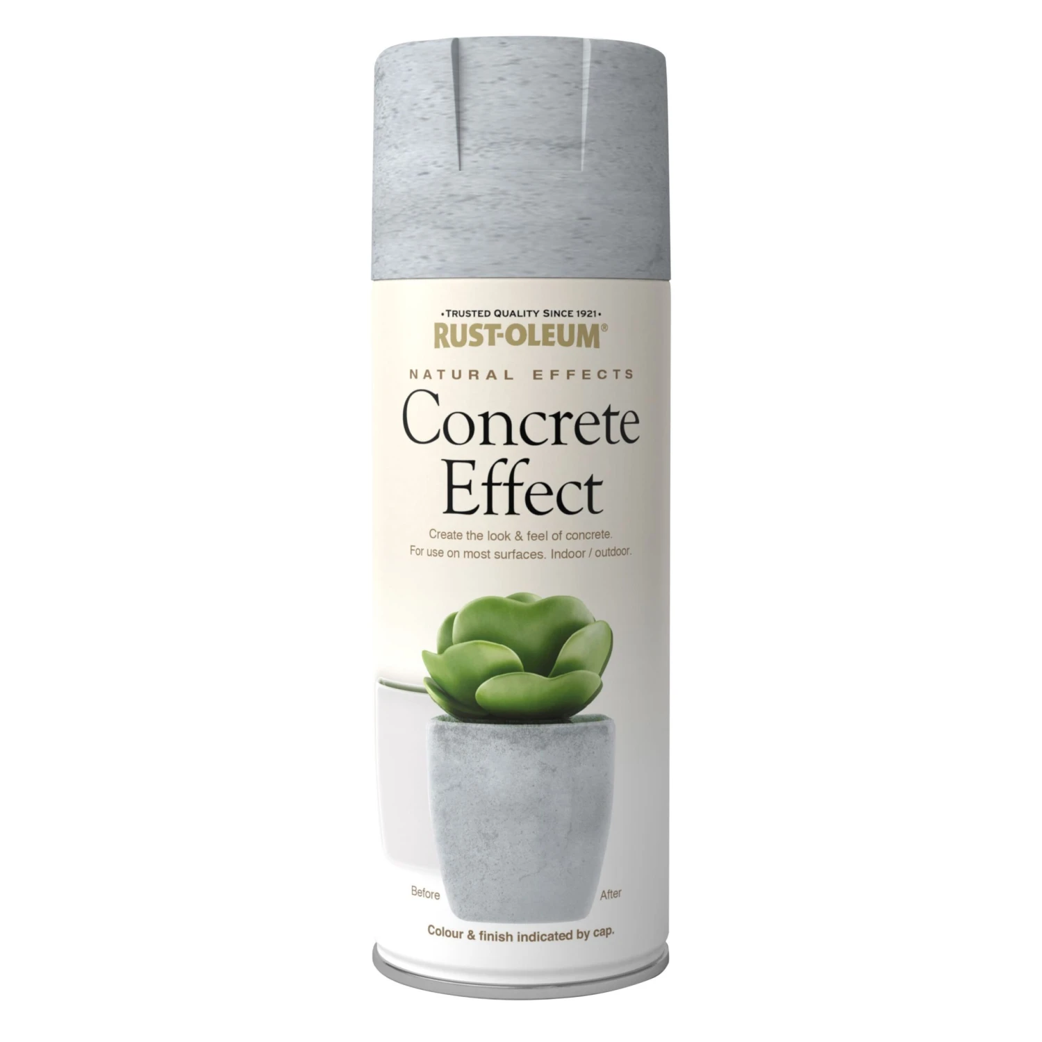 Rust-Oleum Natural Effects Matt Concrete Effect Multi-surface Spray Paint, 400ml 4 Rust-Oleum Natural Effects Matt Concrete Effect Multi-surface Spray Paint, 400ml - Image 2