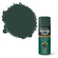 Rust-Oleum Painter's Touch Oxford Green Satinwood Multi-surface Decorative Spray Paint, 400ml