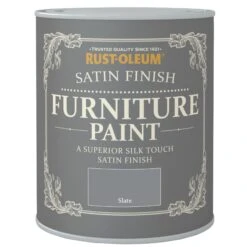 Rust-Oleum Slate Satinwood Furniture Paint, 750ml