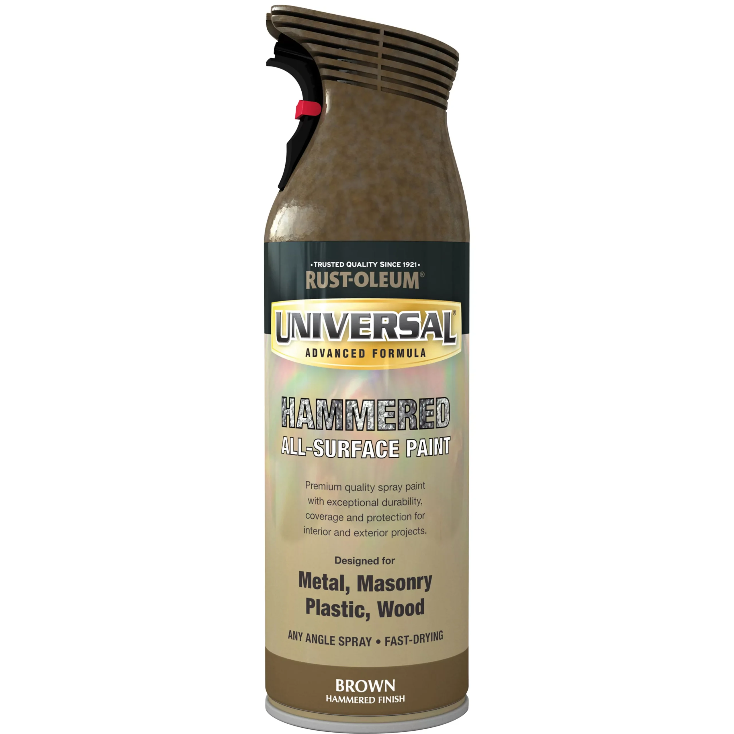 Rust-Oleum Universal Brown Hammered Effect Multi-surface Spray Paint, 400ml 4 Rust-Oleum Universal Brown Hammered Effect Multi-surface Spray Paint, 400ml - Image 2