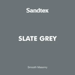 Sandtex Slate Grey Smooth Matt Masonry Paint, 10L Tub -Rust-Oleum Shop sandtex slate grey smooth matt masonry paint 10l tub5010131504952 02t bq