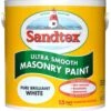 Sandtex Ultra Smooth Pure Brilliant White Smooth Masonry Paint, 2.5L -Rust-Oleum Shop sandtex ultra smooth pure brilliant white smooth masonry paint 2 5l5010131502156 08c bq