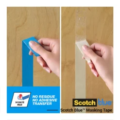 ScotchBlue Blue Masking Tape (L)41m (W)48mm, Pack Of 3 -Rust-Oleum Shop scotchblue blue masking tape l 41m w 48mm pack of 34054596721999 02i