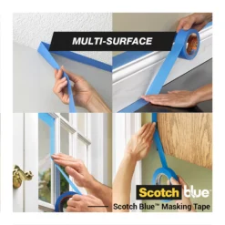 ScotchBlue Blue Masking Tape (L)41m (W)48mm, Pack Of 3 -Rust-Oleum Shop scotchblue blue masking tape l 41m w 48mm pack of 34054596721999 03i