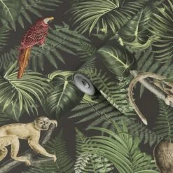 Superfresco Easy Into The Jungle Black Smooth Wallpaper -Rust-Oleum Shop superfresco easy into the jungle black smooth wallpaper5011583413595 36c BQ