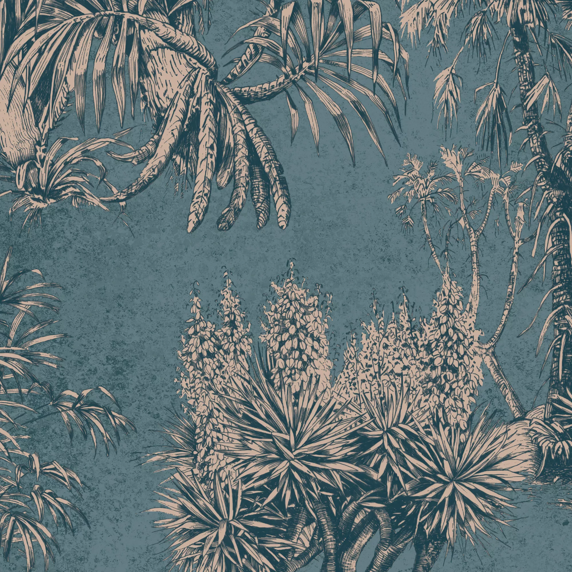 Superfresco Easy Wanderlust Blue Tropical Metallic Effect Smooth Wallpaper 7 Superfresco Easy Wanderlust Blue Tropical Metallic Effect Smooth Wallpaper - Image 5
