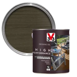 V33 High Performance Grey UV Resistant Decking Wood Oil, 5L -Rust-Oleum Shop v33 high performance grey uv resistant decking wood oil 5l3153895164436 08c bq