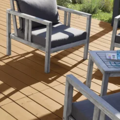 V33 High Performance Light Oak UV Resistant Decking Wood Oil, 2.5L -Rust-Oleum Shop v33 high performance light oak uv resistant decking wood oil 2 5l3153895164399 01i bq