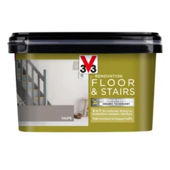 Rust-Oleum Shop -Rust-Oleum Shop v33 high performance taupe satinwood floor stair paint 2l3153895181600 08c bq
