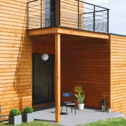 V33 High Protection Medium Oak Mid Sheen Wood Stain, 750ml -Rust-Oleum Shop v33 high protection medium oak mid sheen wood stain 750ml3153895144377 01i bq