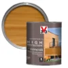 V33 High Protection Medium Oak Mid Sheen Wood Stain, 750ml