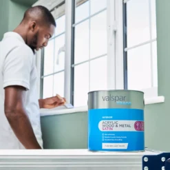 Valspar Trade Wood & Metal Pure Brilliant White 118.0061220.340 Satin Metal & Wood Paint, 2.5L -Rust-Oleum Shop valspar trade wood metal pure brilliant white 118 0061220 340 satin metal wood paint 2 5l5055018166076 01i bq