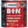 Zinsser B-I-N White Multi-surface Matt Primer, 2.5L -Rust-Oleum Shop zinsser b i n white multi surface matt primer 2 5l5037898610160 08c bq